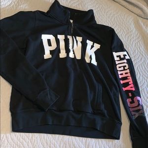 Vs PINK 1/4 zip sweatshirt